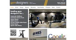Desktop Screenshot of gymdesigners.co.uk